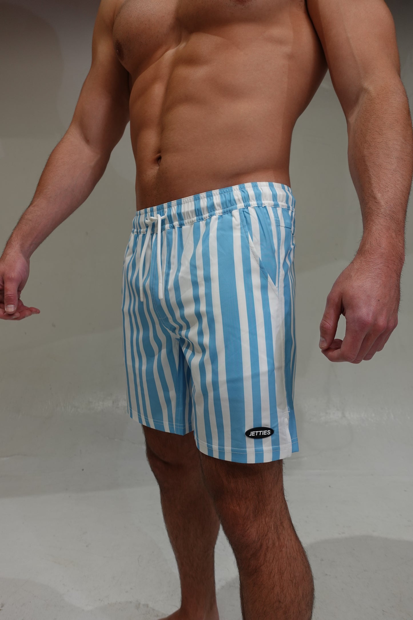 7 inch - Code Blue Swim Short Side View
