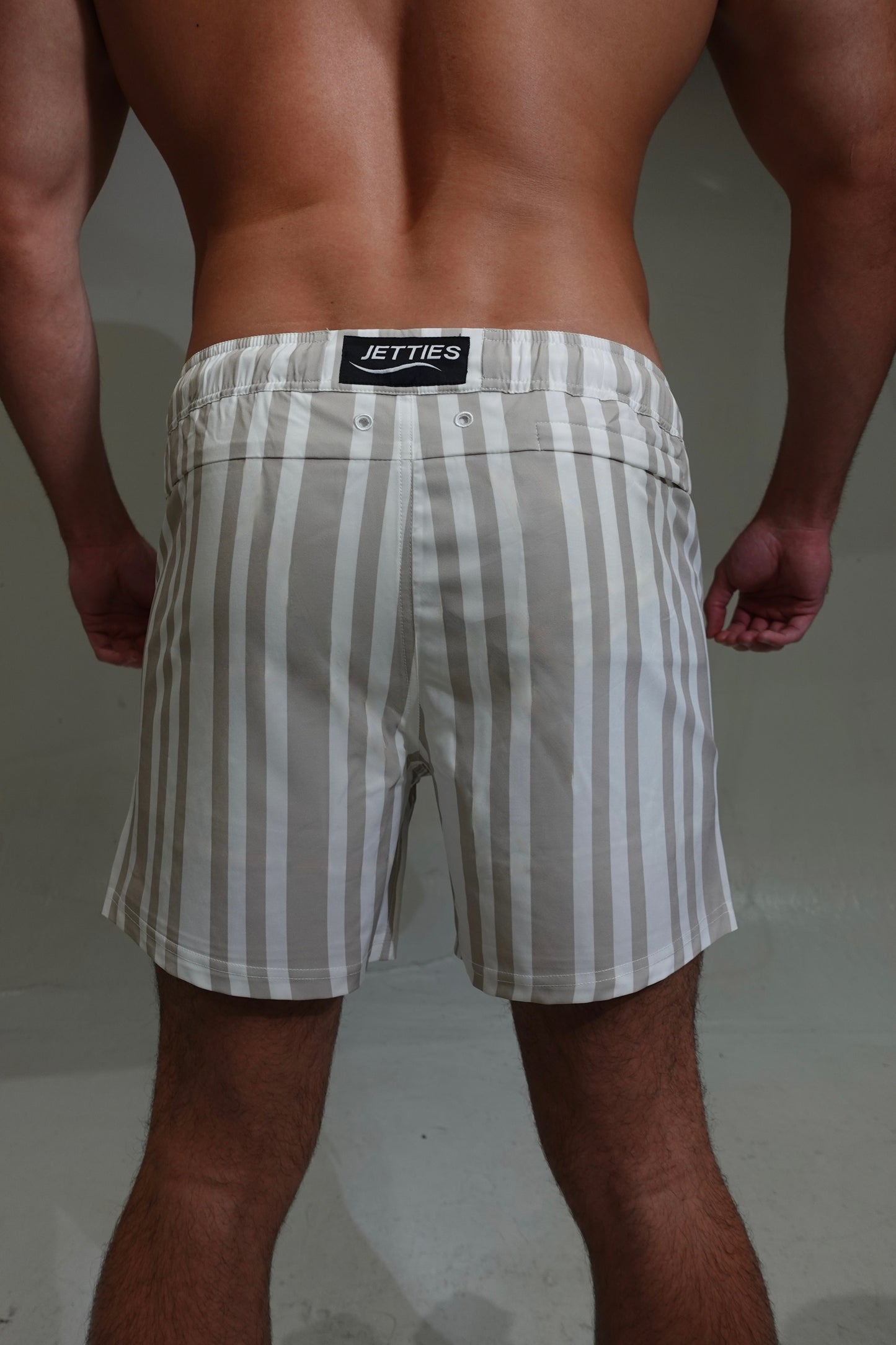 5 inch - Code Gray Swim Suit Back View