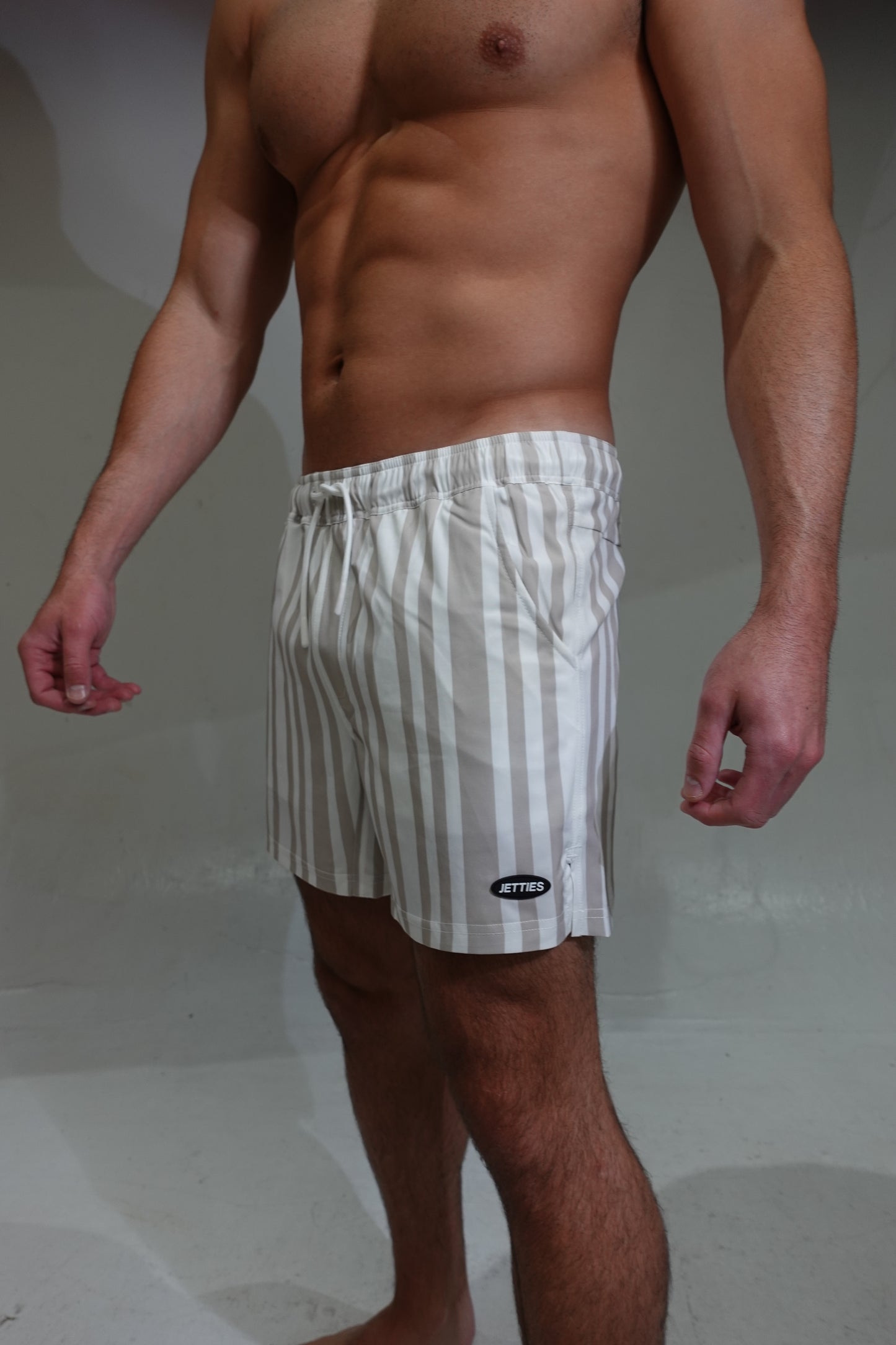 5 inch - Code Gray Swim Suit Side View