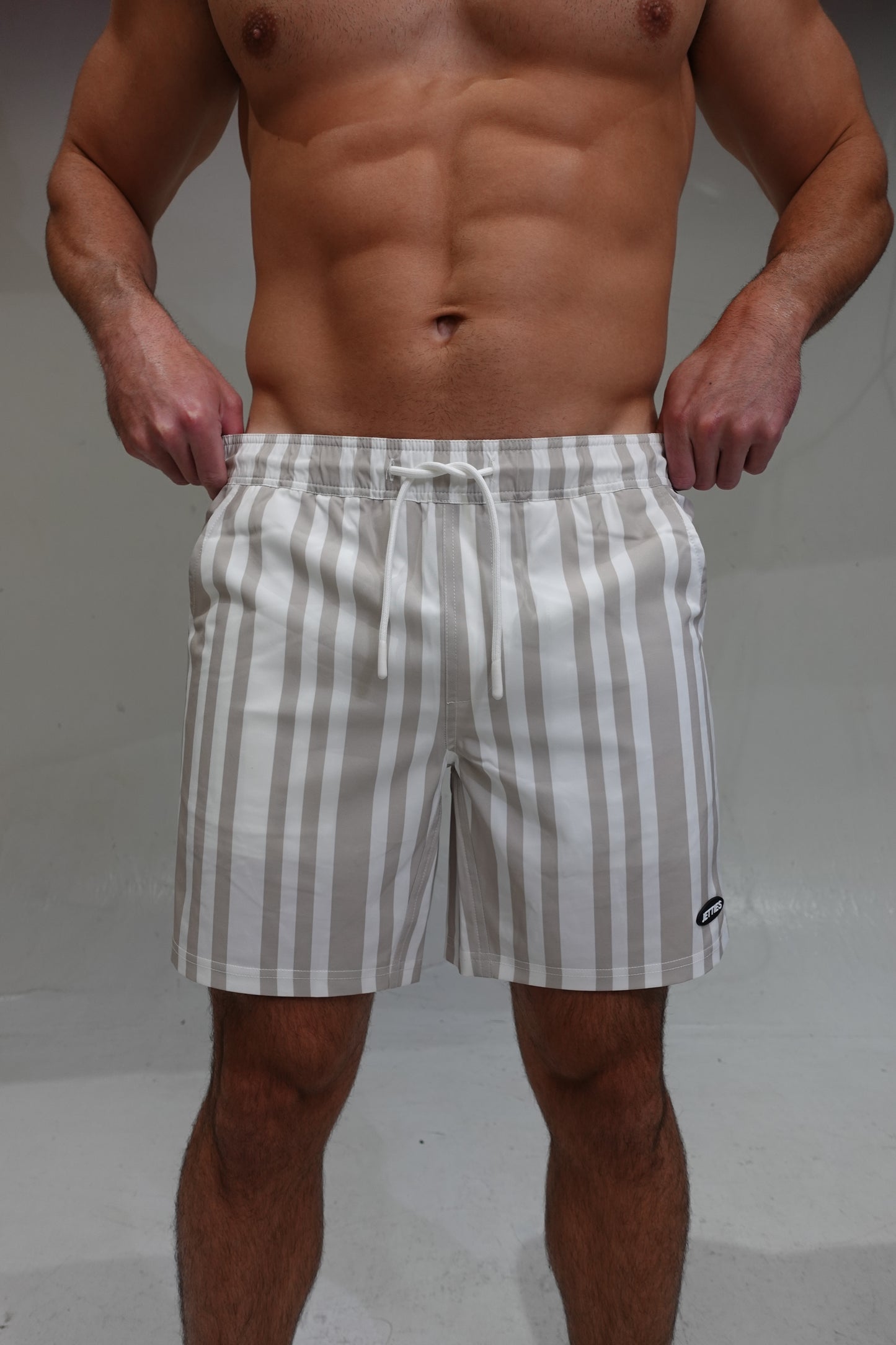 7 inch - Code Gray Swim Suit Front View