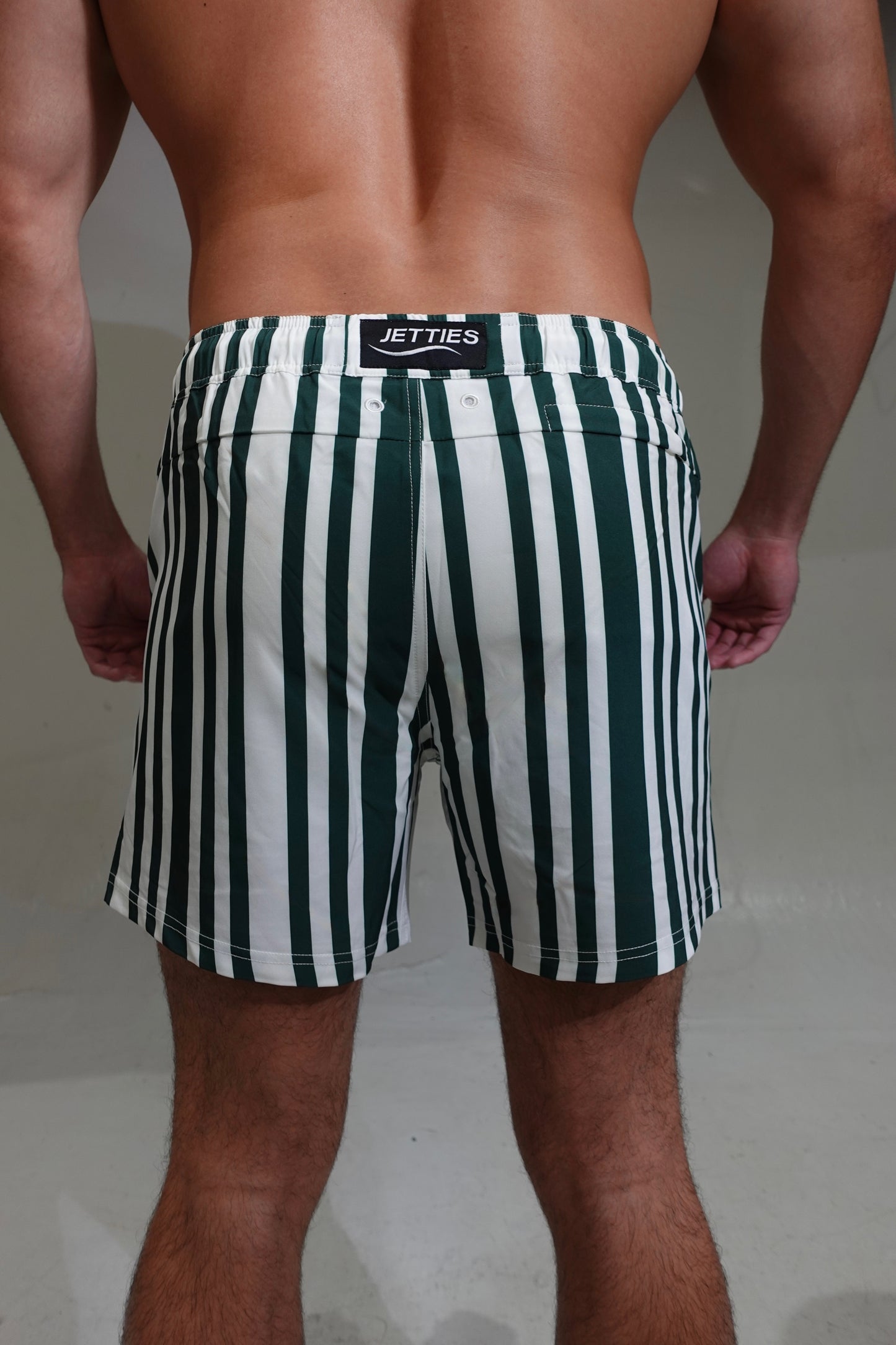 5 inch - Code Green Swim Short Back View