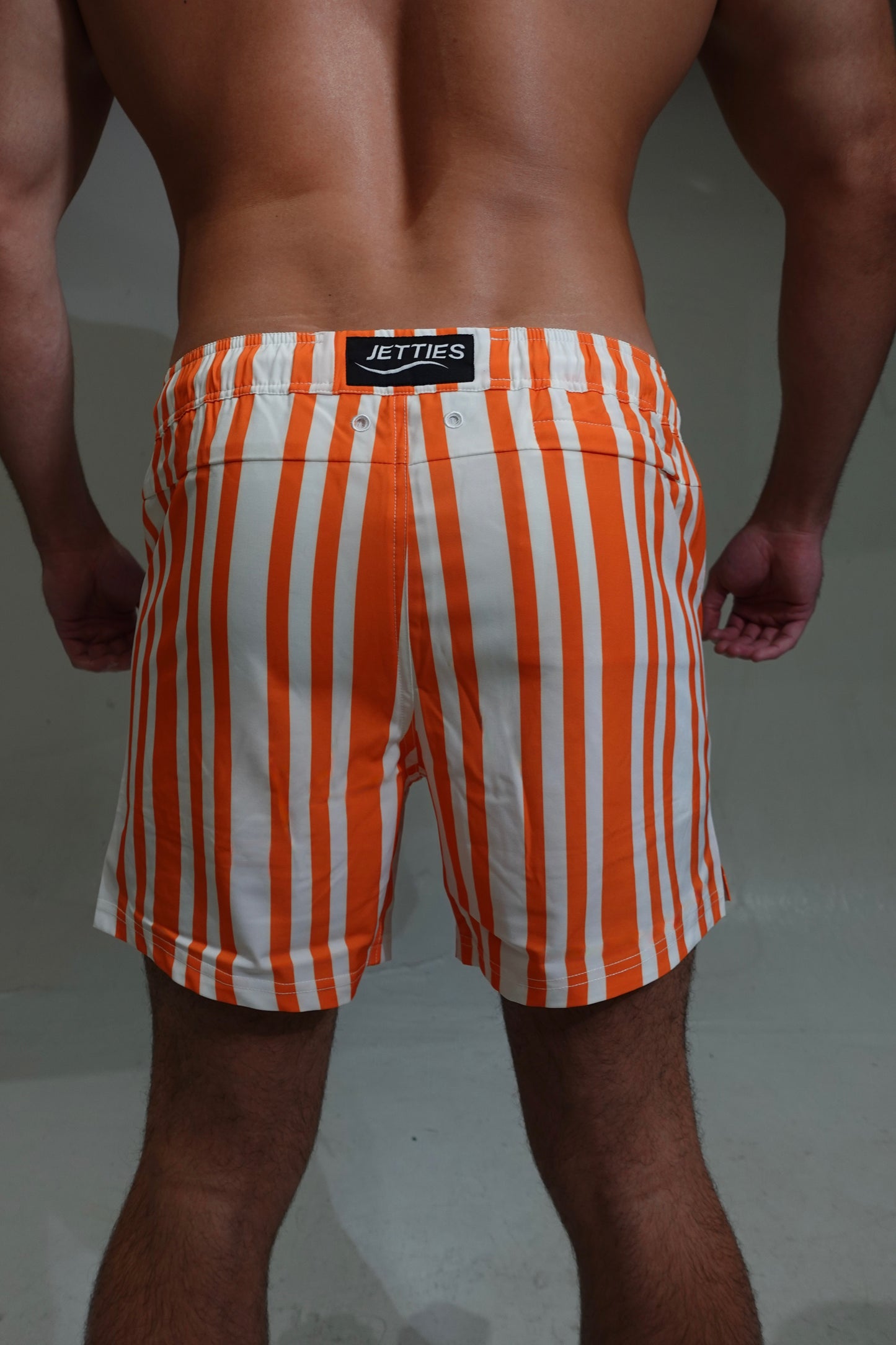 5 inch - Code Orange Swim Suit Back View