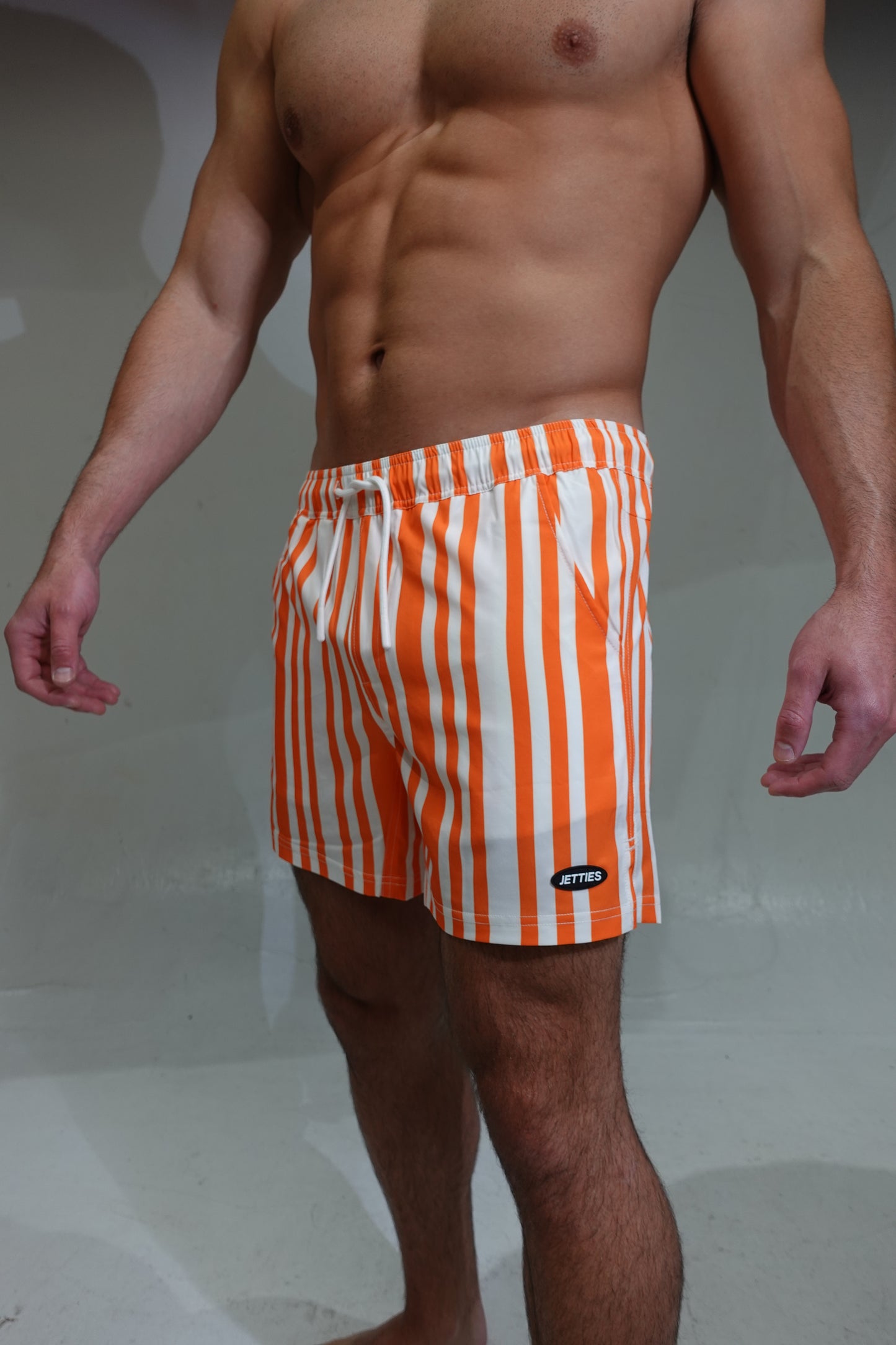 5 inch - Code Orange Swim Suit Side View