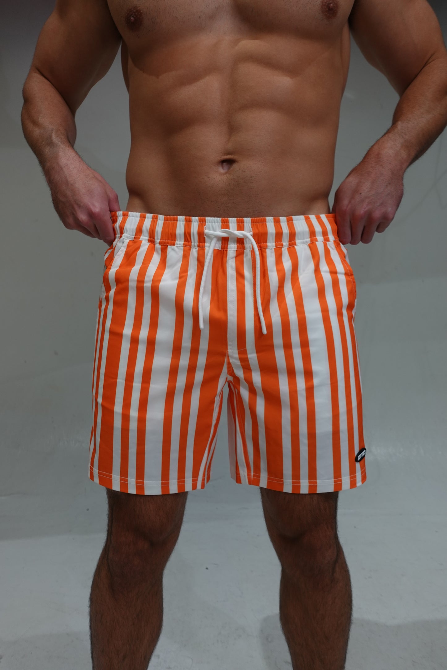 7 inch - Code Orange Swim Suit Front View