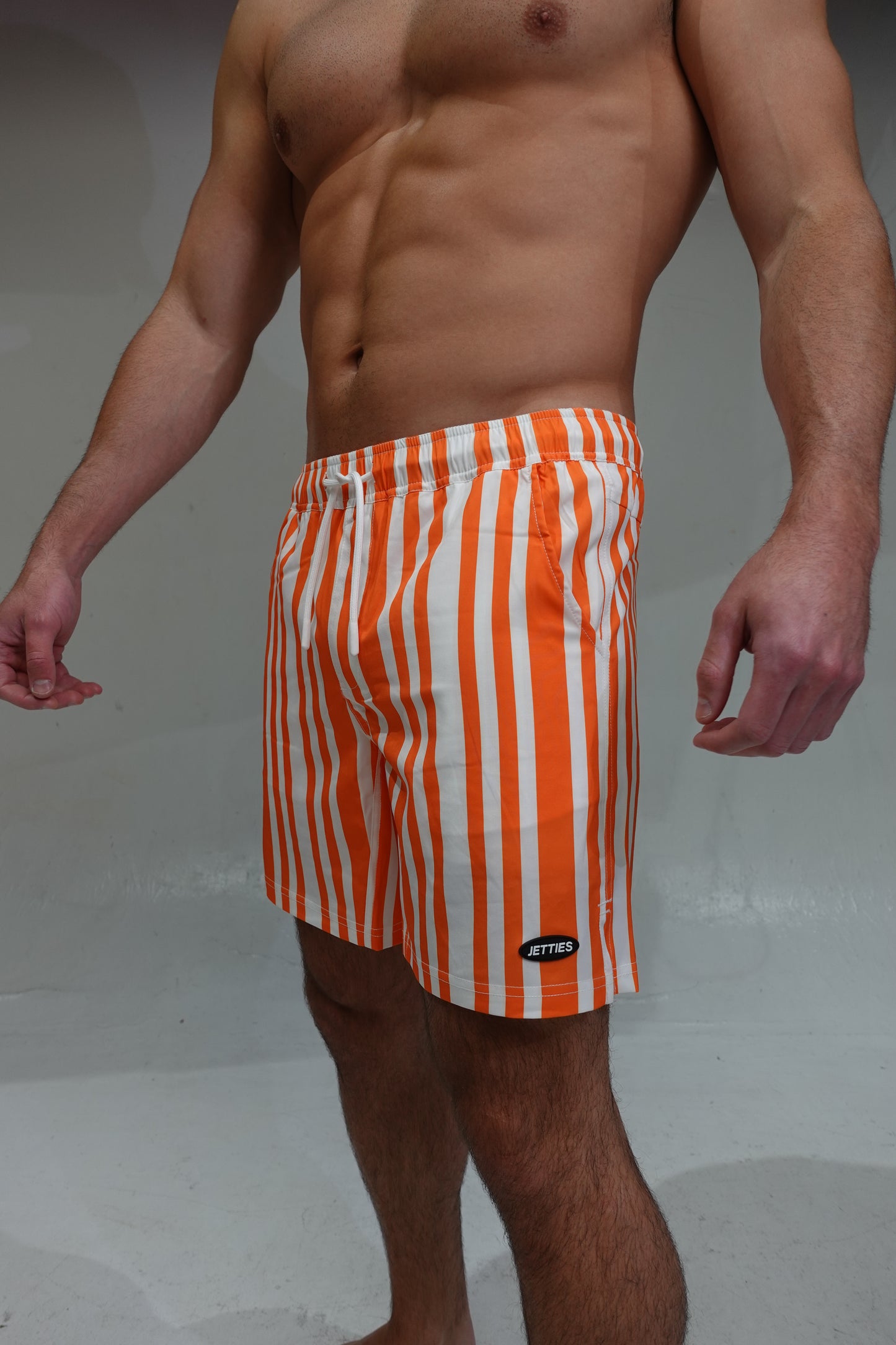 7 inch - Code Orange Swim Suit Side View