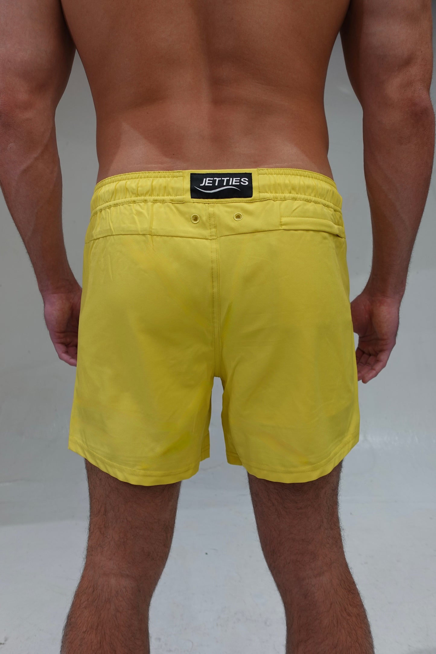 5 inch - Sunset Yellow Bathing Suit Back View
