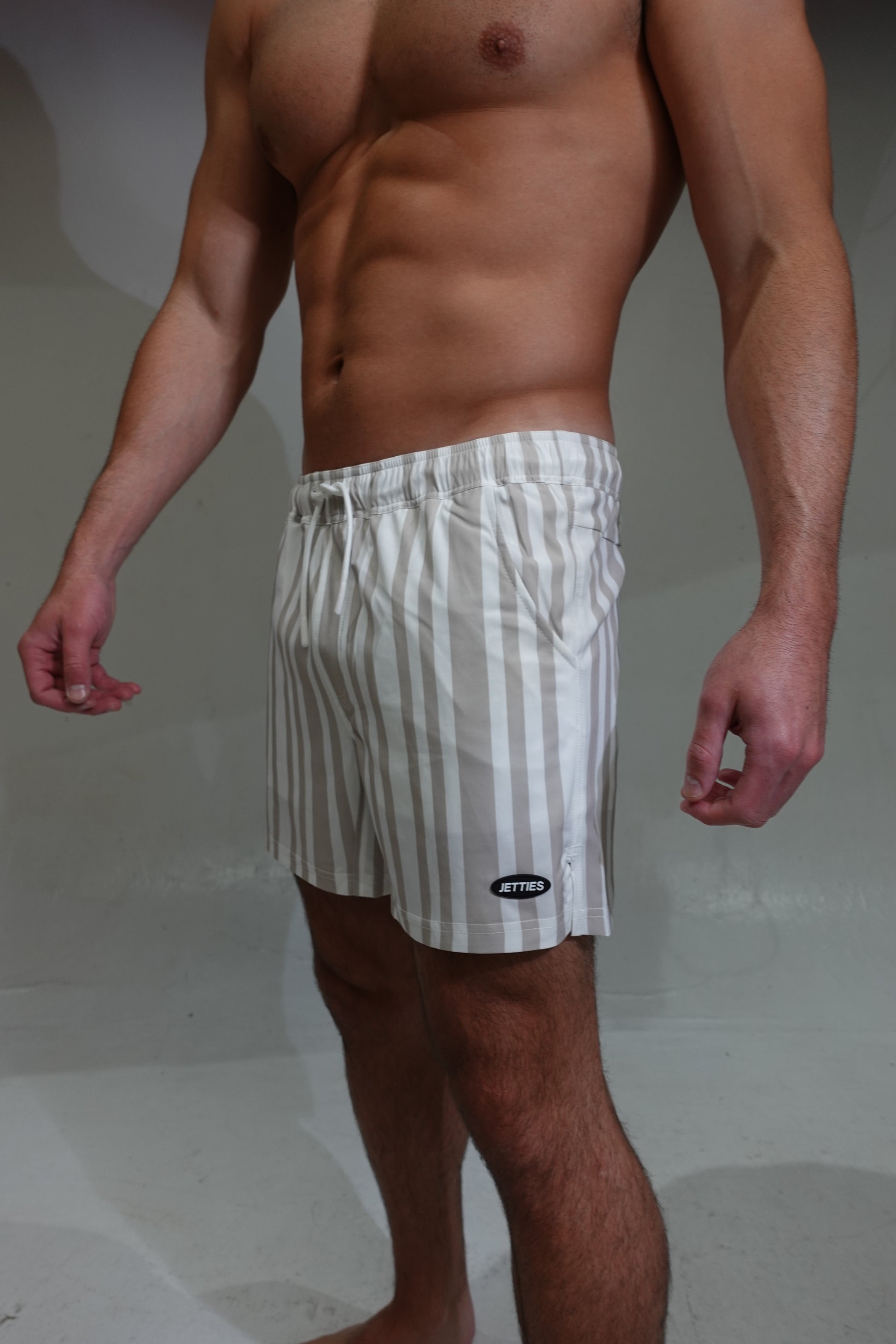 5 inch - Code Gray Swim Suit Side View