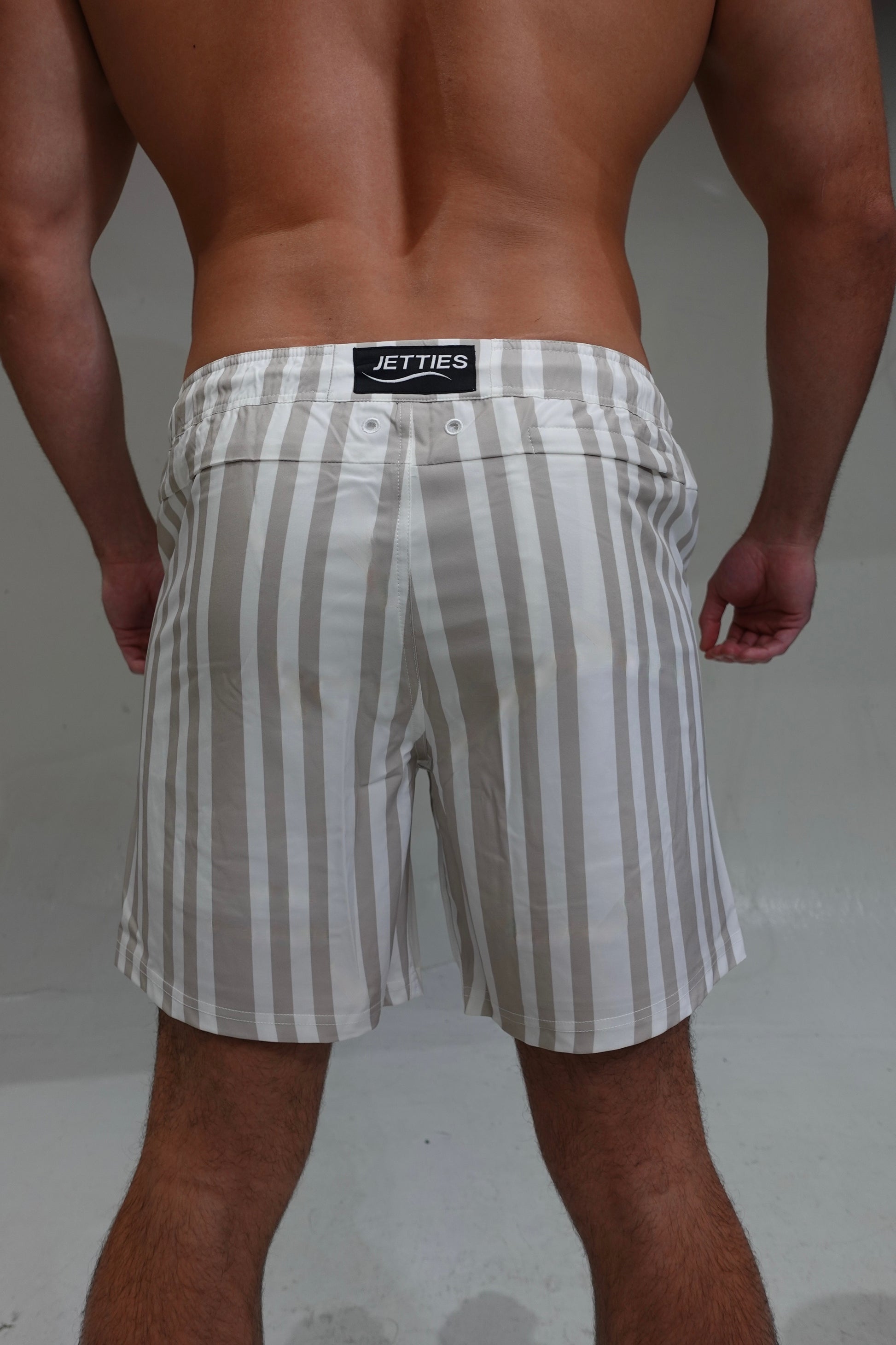 7 inch - Code Gray Swim Suit Back View