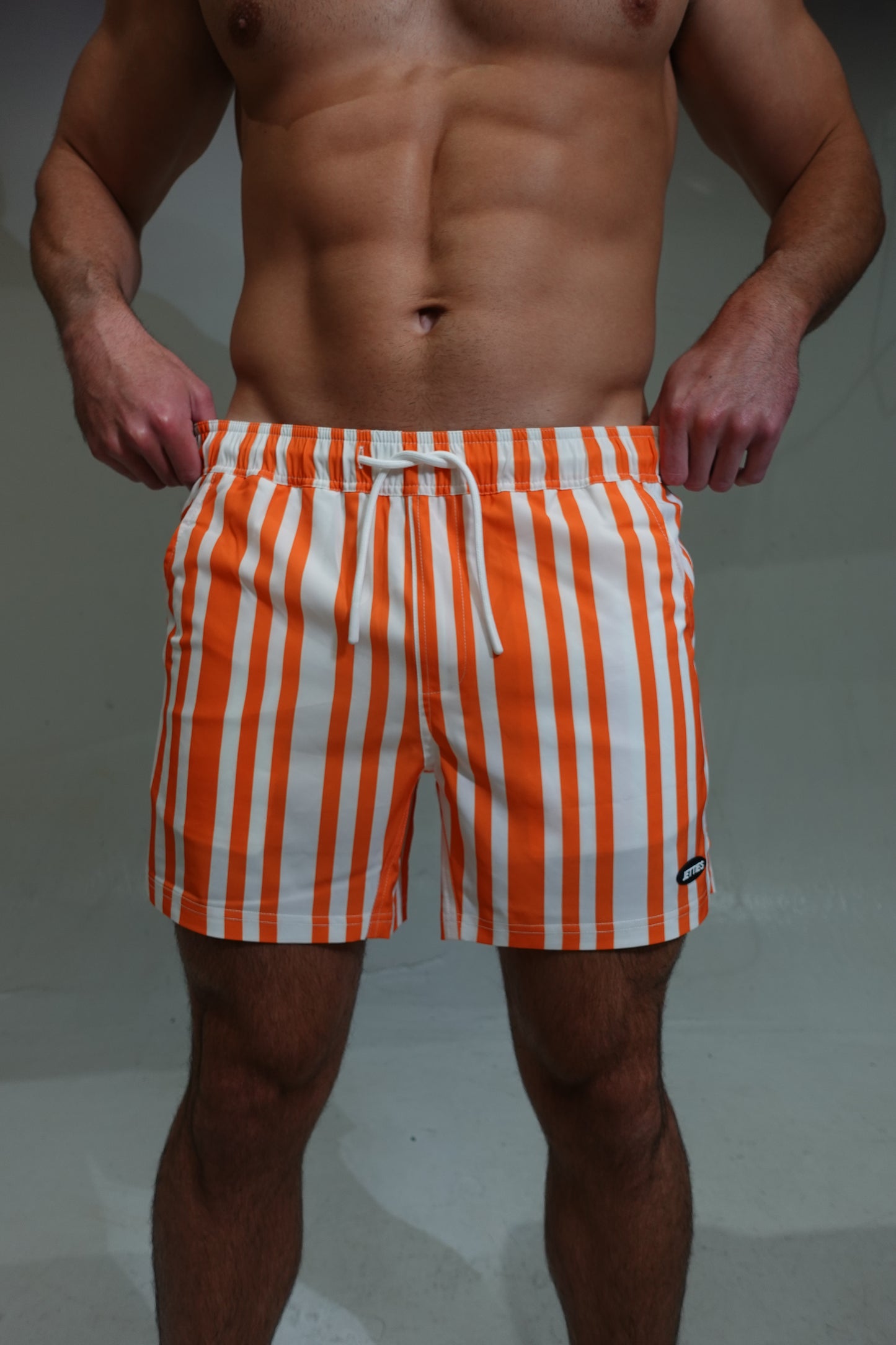 5 inch - Code Orange Swim Suit Front View