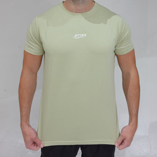 ALL DAY LOGO TEE - MATCHA GREEN