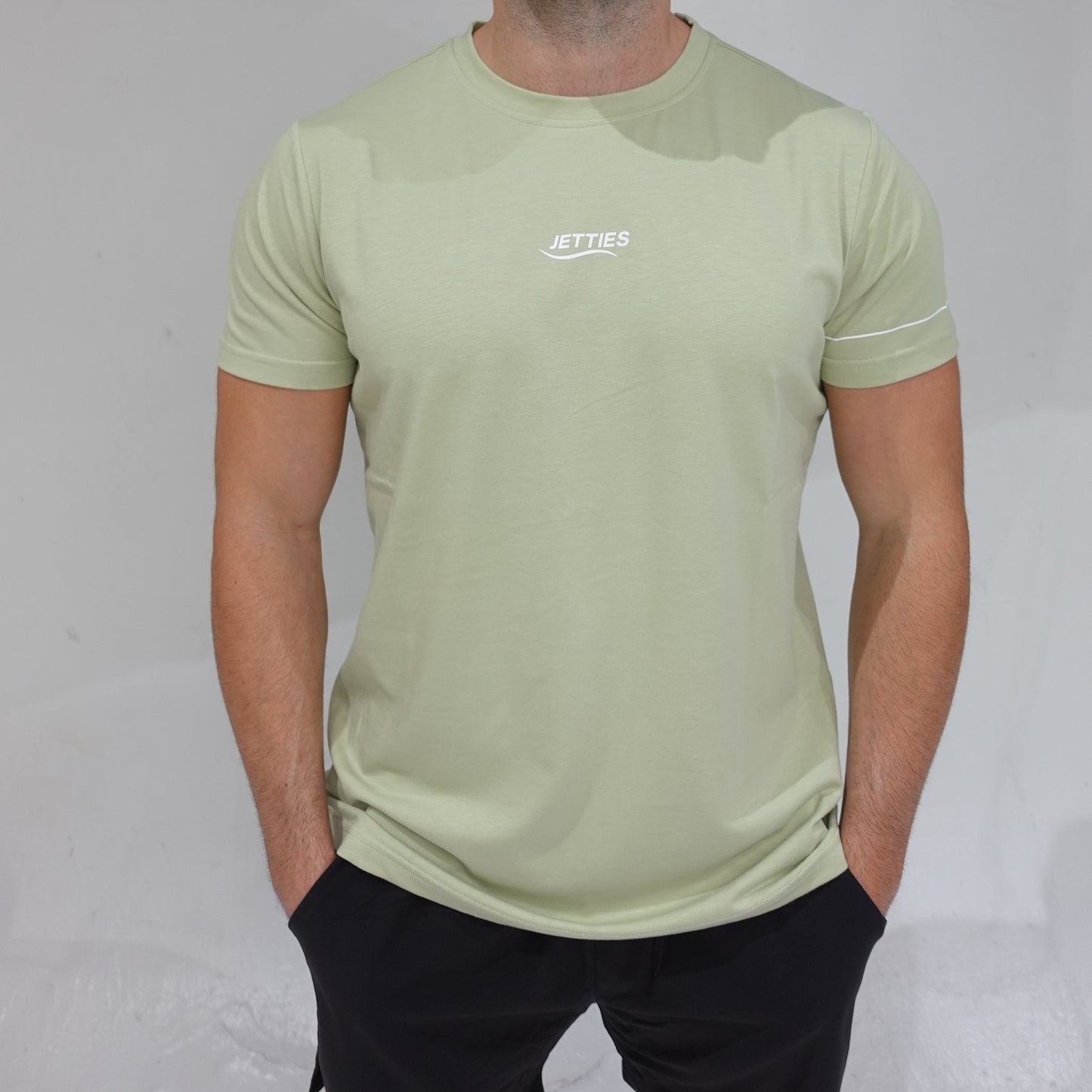 ALL DAY LOGO TEE - MATCHA GREEN