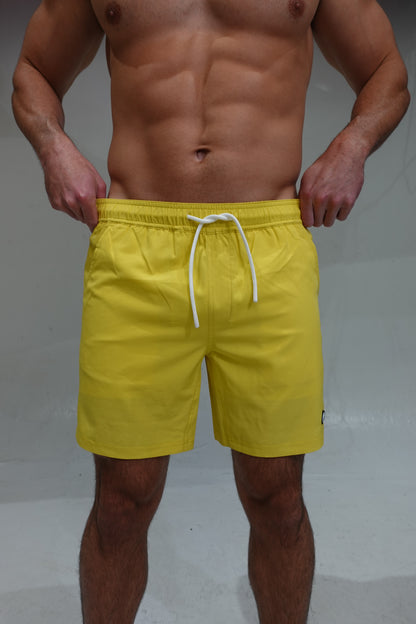 7 inch - Sunset Yellow Bathing Suit Front View